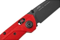 ANV Knives A100 CPM MAGNACUT, DLC, Alock, GRN Red ANVA100-009, Pocket Knife -Knife Shop ANVA100 006 06 anvknives