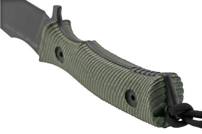 ANV Knives M311, M311-064 Spelter NC Elmax, Black Micarta Handle, Black Kydex Sheath, Fixed Knife 4 ANV Knives M311, M311-064 Spelter NC Elmax, Black Micarta Handle, Black Kydex Sheath, Fixed Knife - Image 4