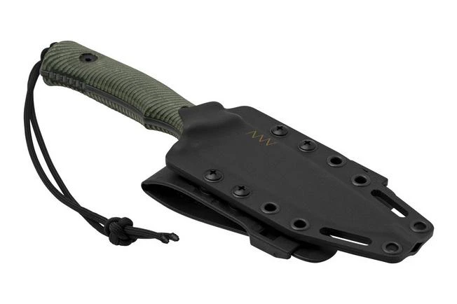 ANV Knives M311, M311-064 Spelter NC Elmax, Black Micarta Handle, Black Kydex Sheath, Fixed Knife 6 ANV Knives M311, M311-064 Spelter NC Elmax, Black Micarta Handle, Black Kydex Sheath, Fixed Knife - Image 6