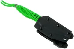 ANV P100 Sleipner, Neon Green Paracord, ANVP100-009, Black Kydex Sheath, Neck Knife 11 ANV P100 Sleipner, Neon Green Paracord, ANVP100-009, Black Kydex Sheath, Neck Knife -Knife Shop ANVP100 009 05 anv knives