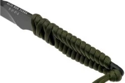 ANV P100 Cerakote Sleipner, OD Green Paracord P100-017, Black Kydex Sheath, Neck Knife -Knife Shop ANVP100 017 05 anv knives
