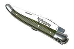 Laguiole En Aubrac Green Samba L0210SAVIFSJ1 Samba Wood, Polished, Laguiole Pocket Knife, 10 Cm -Knife Shop AUL0210SAVIFSJ1 04 laguioleaubrac