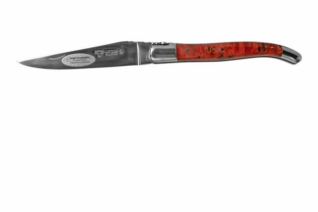 Laguiole En Aubrac Red Poplar Burl L0212LPRIFSJ1 Poplar Wood, Polished, Laguiole Pocket Knife, 12 Cm 1 Laguiole En Aubrac Red Poplar Burl L0212LPRIFSJ1 Poplar Wood, Polished, Laguiole Pocket Knife, 12 Cm