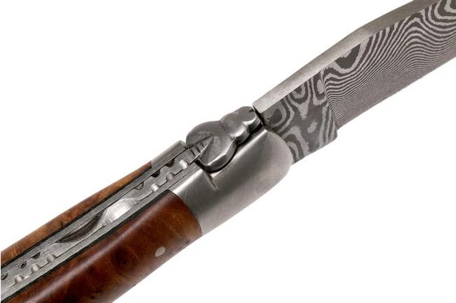 Laguiole En Aubrac 12 Cm Balbach Damast, Thuya Wood L0212THI/FDBB1 Laguiole Knife 6 Laguiole En Aubrac 12 Cm Balbach Damast, Thuya Wood L0212THI/FDBB1 Laguiole Knife - Image 6