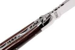 Laguiole En Aubrac Pocket Knife 12 Cm Iroko Wood, L0212ZOI-FSJ1 -Knife Shop AUL0212ZOI FSJ1 06 laguiole en aubrac aul0212zoi fsj1 06
