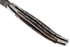 Laguiole En Aubrac 12 Cm Damast Pocket Knife, Full Handle Horn L0712PCI-FFI1 -Knife Shop AUL0712PCI FFI1 05 laguiole en aubrac aul0712pci ffi1 05