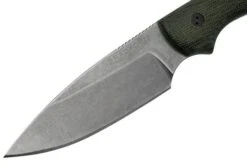 Bradford Knives Guardian 3, 3S-101-MC, 3D Black Micarta, CPM-Magnacut, Sabre Grind, Stonewash Finish, Fixed Knife -Knife Shop BDK 3S 101 MC 03 bradford