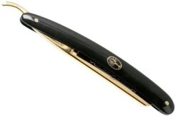 Böker Manufaktur Waldorf 24 Karat Gold 5/8" Straight Razor 140321 -Knife Shop BO140321 06 boker bo140321 06