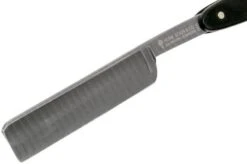 Böker Manufaktur Ebony Damascus Limited Edition Straight Razor 140409DAM -Knife Shop BO140409DAM 03 boker bo140409dam 03