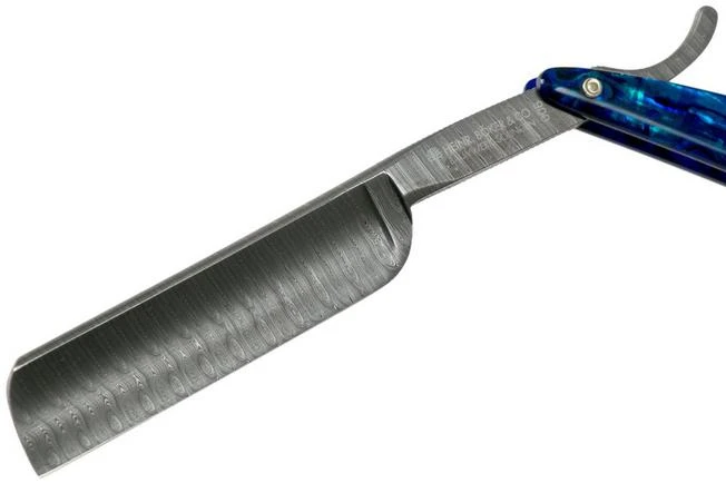 Böker Manufaktur Damascus Paua 140525DAM Straight Razor 3 Böker Manufaktur Damascus Paua 140525DAM Straight Razor - Image 3