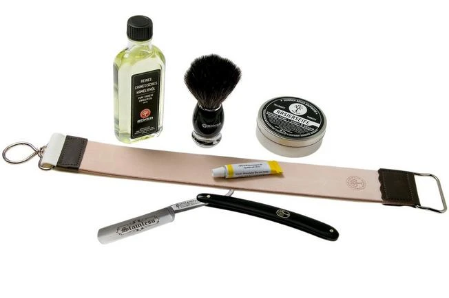 Böker Stainless Black Set 140540SET Shaving Set 1 Böker Stainless Black Set 140540SET Shaving Set