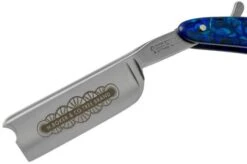 Böker Manufaktur Blue Shell 140557 Straight Razor -Knife Shop BO140557 03 boker