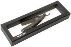 Böker Manufaktur Solingen Black Amboina 140919 Straight Razor -Knife Shop BO140919 06 boker