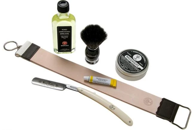 Böker King Cutter White Shaving Starter Set 141624SET 1 Böker King Cutter White Shaving Starter Set 141624SET