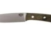 Bark River Fox River A2, Green Canvas Micarta Hunting Knife