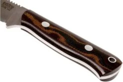 Bark River Bravo Necker II CPM 154CM, Burgundy Snakeskin Micarta -Knife Shop BRK07 002SBC 04 bark river brk07 002sbc 13