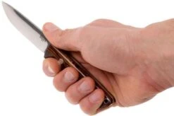 Bark River Bravo EDC A2 Rampless, Desert Ironwood, Brown Sheath -Knife Shop BRK07 007DIW1 06 bark river brk07 007diw1 06