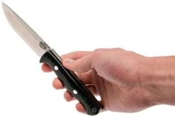 Bark River Gunny Hunter CPM 3V, Black Canvas Micarta, Jimped -Knife Shop BRK07 025BRKC JI 04 bark river brk07 025brkc ji 04