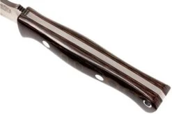 Bark River Gunny CPM 3V, Burgundy Snakeskin Micarta, Brown Sheath -Knife Shop BRK07 025SBCM 05 bark river brk07 025sbcm 05