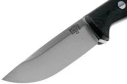 Bark River Bravo 1 A2 Black Canvas Micarta Rampless Bushcraft Knife -Knife Shop BRK07 112BCMR 03 bark river knives