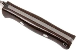 Bark River Bravo 1 CPM 3V, Burgundy Snakeskin Micarta, Brown Sheath -Knife Shop BRK07 114SBC 05 bark river brk07 114sbc 05