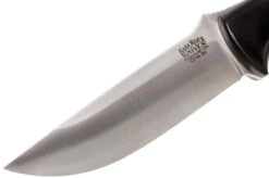 Bark River Bravo 1 LT CPM 3V, Black Canvas Micarta, Brown Sheath -Knife Shop BRK07 126BRKC 03 bark river brk07 126brkc 03