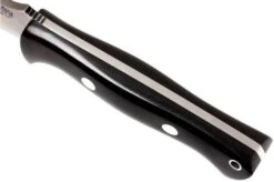 Bark River Bravo 1 LT CPM 3V, Black Canvas Micarta, Brown Sheath -Knife Shop BRK07 126BRKC 05 bark river brk07 126brkc 05