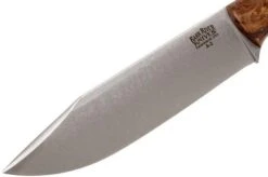 Bark River Sahara Hunter A2, Chechen Burl, Brown Sheath -Knife Shop BRK12 115CBRK1 03 bark river brk12 115cbrk1 03
