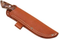 Bark River Sahara Hunter A2, Chechen Burl, Brown Sheath -Knife Shop BRK12 115CBRK1 07 bark river brk12 115cbrk1 07