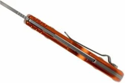 Buck 726 Mini Spitfire 0726 GYS-B Plain Edge, Orange -Knife Shop BUCK0726ORS B 06 buck 726 mini spitfire buck0726ors b 06