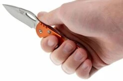 Buck 726 Mini Spitfire 0726 GYS-B Plain Edge, Orange -Knife Shop BUCK0726ORS B 07 buck 726 mini spitfire buck0726ors b 07