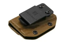 Clip And Carry Kydex Sheath Leatherman Raptor, Carbon Fiber Brown LRAPTOR-CF-BRN Belt Holster -Knife Shop CALRAPTOR CF BRN 03 clipandcarry