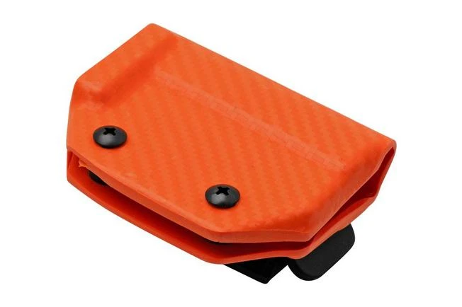 Clip And Carry Kydex Sheath Leatherman Signal, Carbon Fiber Orange LSGNL-CF-ORNG Riemholster 2 Clip And Carry Kydex Sheath Leatherman Signal, Carbon Fiber Orange LSGNL-CF-ORNG Riemholster - Image 2