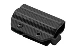 Clip And Carry Kydex Sheath Leatherman Wingman, Sidekick, Rebar, Rev, Carbon Fiber Black LWING-CF-BLK Belt Holster -Knife Shop CALWING CF BLK 03 clipandcarry