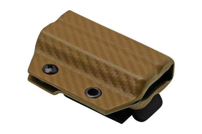 Clip And Carry Kydex Sheath Leatherman Wingman, Sidekick, Rebar, Rev, Carbon Fiber Brown LWING-CF-BRN Belt Holster 2 Clip And Carry Kydex Sheath Leatherman Wingman, Sidekick, Rebar, Rev, Carbon Fiber Brown LWING-CF-BRN Belt Holster - Image 2