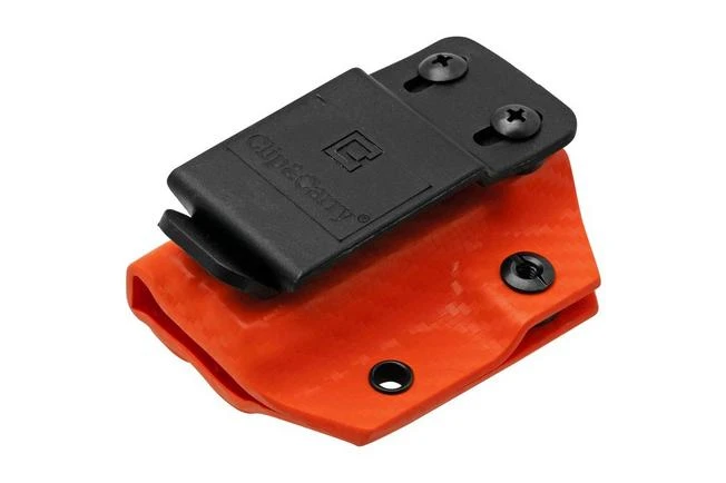 Clip And Carry Kydex Sheath Leatherman Wingman, Sidekick, Rebar, Rev, Carbon Fiber Orange LWING-CF-ORNG Belt Holster 3 Clip And Carry Kydex Sheath Leatherman Wingman, Sidekick, Rebar, Rev, Carbon Fiber Orange LWING-CF-ORNG Belt Holster - Image 3