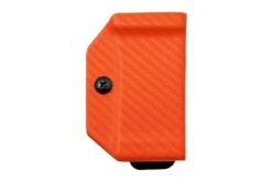 Clip And Carry Kydex Sheath Victorinox Spirit, Carbon Fiber Orange VSPIRIT-CF-ORNG Belt Holster