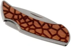Case X Woodchuck Executive Lockback Brushed Stainless, Giraffe, 64320, M1300L SS Pocket Knife -Knife Shop CE64320 04 case knives 1