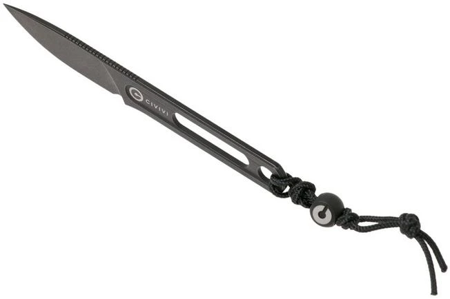 Civivi Minimis C20026-1 Blackwashed Neck Knife, Ostap Hel Design 4 Civivi Minimis C20026-1 Blackwashed Neck Knife, Ostap Hel Design - Image 4