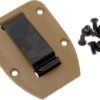 ESEE Belt-clip Plate For Model 3 & 4 Sheaths, Coyote Brown