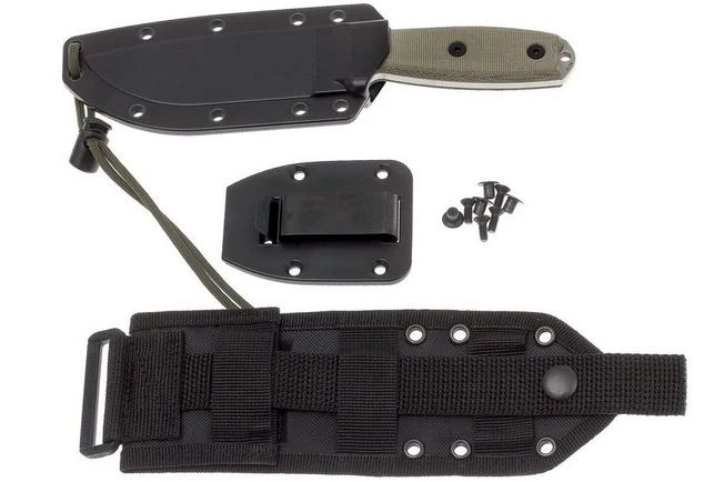 ESEE Model 4 Stainless 440C 4P-MB-SS With Sheath + Clip And MOLLE-back 7 ESEE Model 4 Stainless 440C 4P-MB-SS With Sheath + Clip And MOLLE-back - Image 7