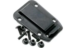 ESEE Izula Tactical Gunsmoke IZULA-TG-B Neck Knife With Black Sheath, Scales And Belt Clip -Knife Shop EE IZULA TG 06 esee knives