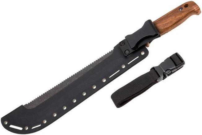 EKA MachBlade W1 Machete, G10 Wood Pattern, 814602 9 EKA MachBlade W1 Machete, G10 Wood Pattern, 814602 - Image 9