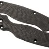 Flytanium Spyderco Paramilitary 2 Lotus Scales, Weave Carbon Fibre
