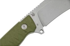 Black Fox Golem, Stonewashed D2 Blade, OD Green G10 Fixed Knife 10 Black Fox Golem, Stonewashed D2 Blade, OD Green G10 Fixed Knife -Knife Shop FOBF 757OD 05 blackfox