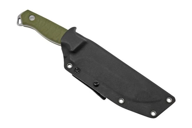 Black Fox Golem, Stonewashed D2 Blade, OD Green G10 Fixed Knife 6 Black Fox Golem, Stonewashed D2 Blade, OD Green G10 Fixed Knife - Image 6