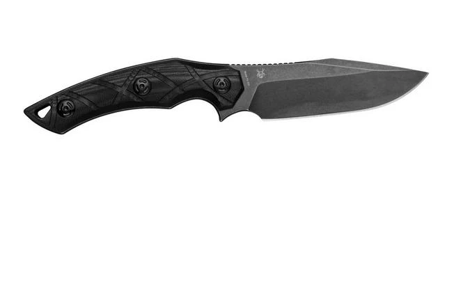 Fox Edge Lycosa 2, Black G10, FE-020 Fixed Knife 2 Fox Edge Lycosa 2, Black G10, FE-020 Fixed Knife - Image 2