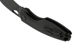 Fox Chilin FX-530-CFDSW PVD Black Stonewashed M398, Carbon Fiber Pocket Knife, Jesper Voxnaes Design -Knife Shop FOFX 530 CFDSW 04 fox