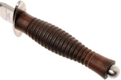 Fox Fairbairn Sykes FX-593 Wallnut Handle, Hill Knives Design -Knife Shop FOFX 593 04 fox knives fairbairn fofx 593 04