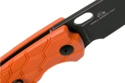 Fox Baby Core UK, Orange FX-608UKORB Pocket Knife, Jesper Voxnaes Design -Knife Shop FOFX 608UKORB 06 fox knives